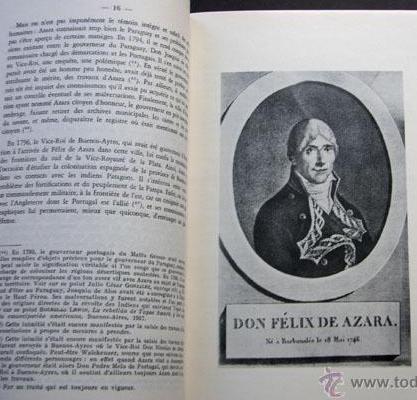 FELIX DE AZARA / Un aragonés precursor de Darwin / Olivier BAULNY / PAU 1968 / EN FRANCES / HUESCA /