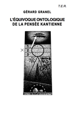 Dessin original d'Alain Lestié, Première de couverture de L'équivoque ontologique de la pensée kantienne, G. Granel
