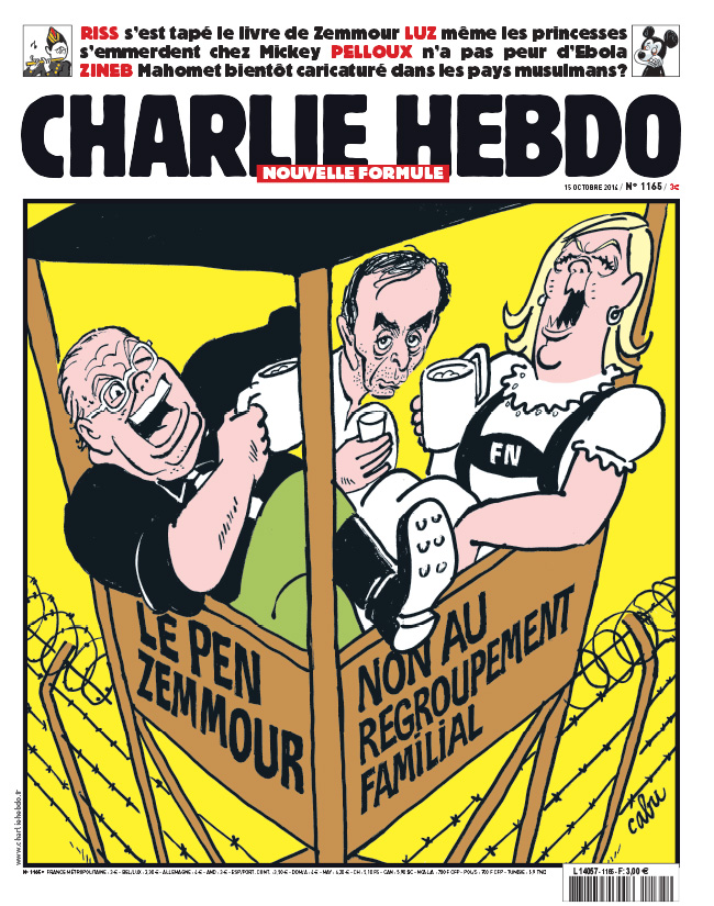Couverture de Charlie Hebdo n°1165 